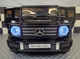 Elektrisk børnebil Mercedes G500 metallic sort