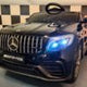 Mercedes-Benz GLC 63 AMG 12V elbil för barn – 1 person, metallic svart