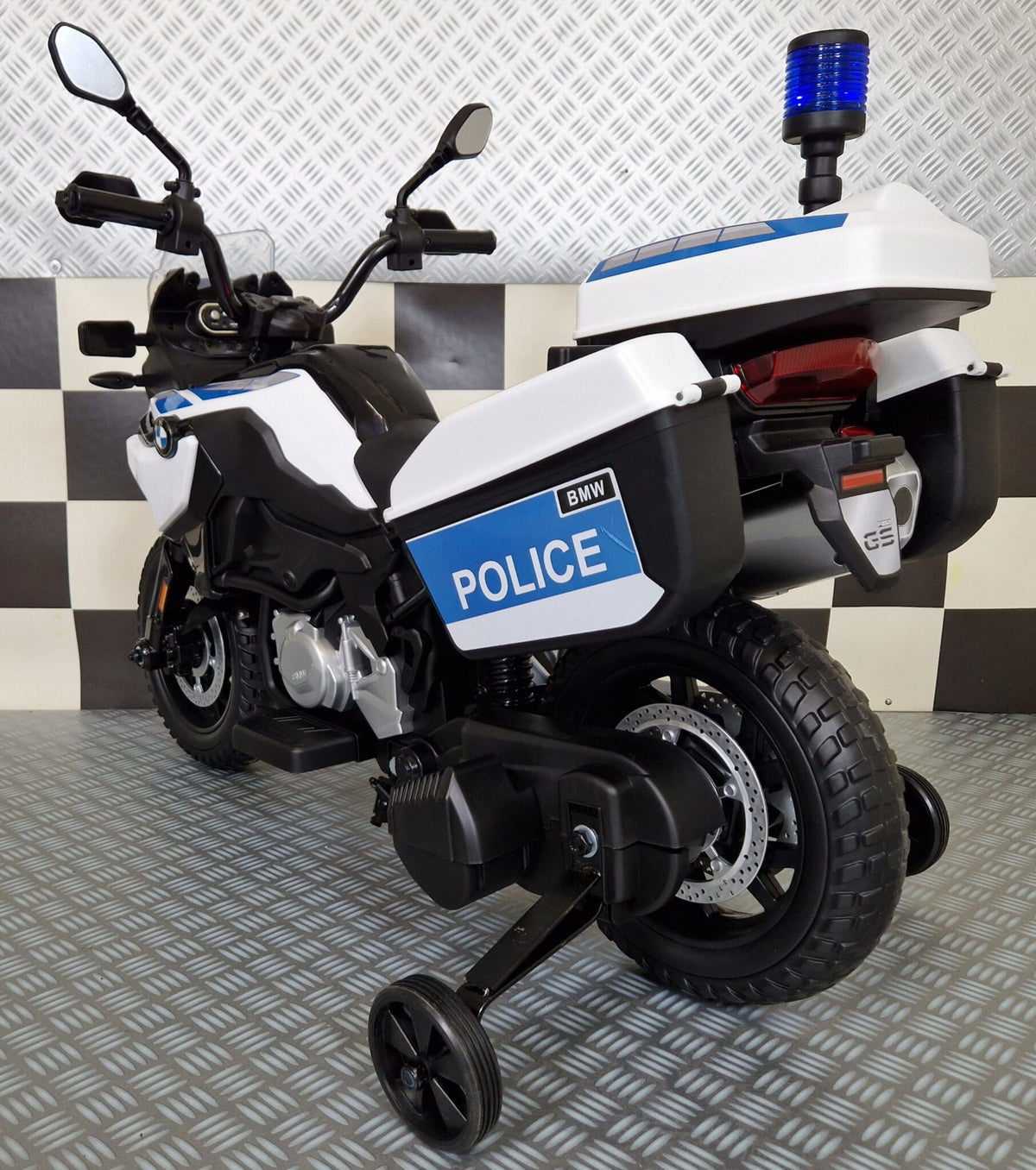 BMW F850 polismotorcykel 12V för barn
