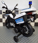 BMW F850 polismotorcykel 12V för barn