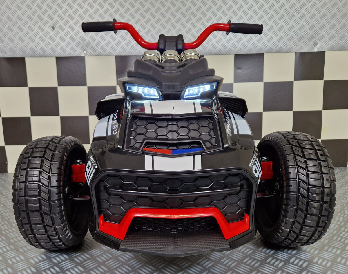Spyder elmotorcykel 12V för barn
