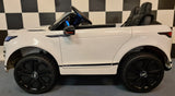 Elektrisk børnebil Range Rover Evoque med 4 motorer hvid