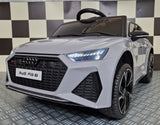 Elektrisk børnebil Audi RS 6 nardo grå
