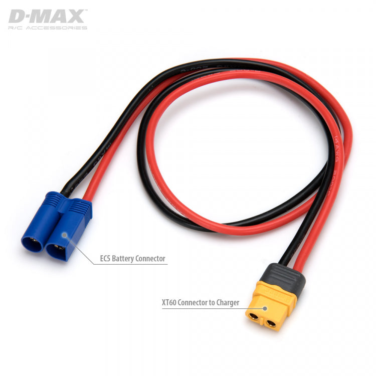 Charge Lead EC5 Male to XT60 14AWG 500mm