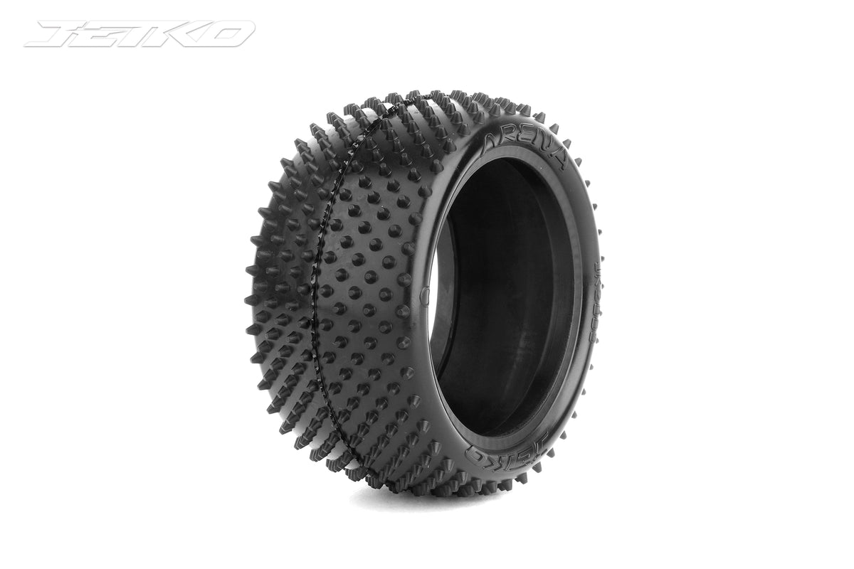 Jetko Arena 1:10 Buggy 2.2 Rear Tyres 2wd 4wd EOS Yellow (2)