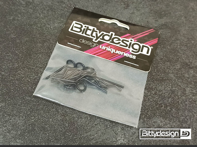 Body Clips Kit Big Scale (8) - Black