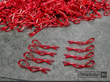 Body Clips Kit Big Scale (8) - Red