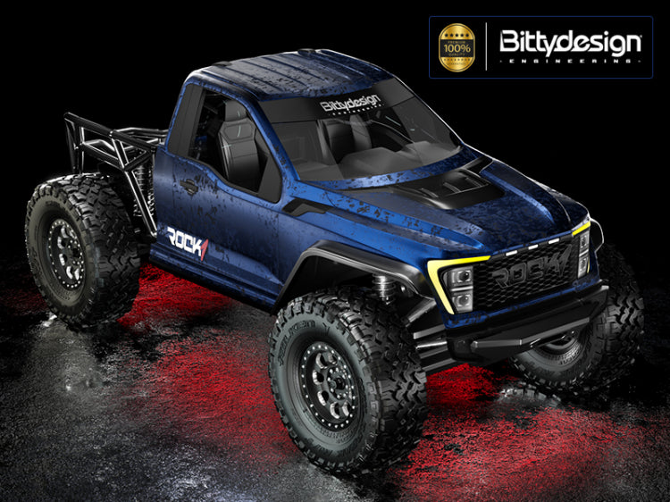 ROCK1 1/10 Clear Body for 313mm Wheelbase Crawler Pre-Cut (Only Cab)