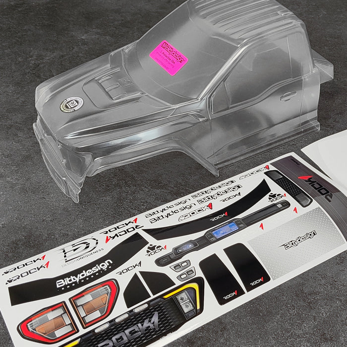 ROCK1 1/10 Clear Body for 313mm Wheelbase Crawler Pre-Cut (Only Cab)