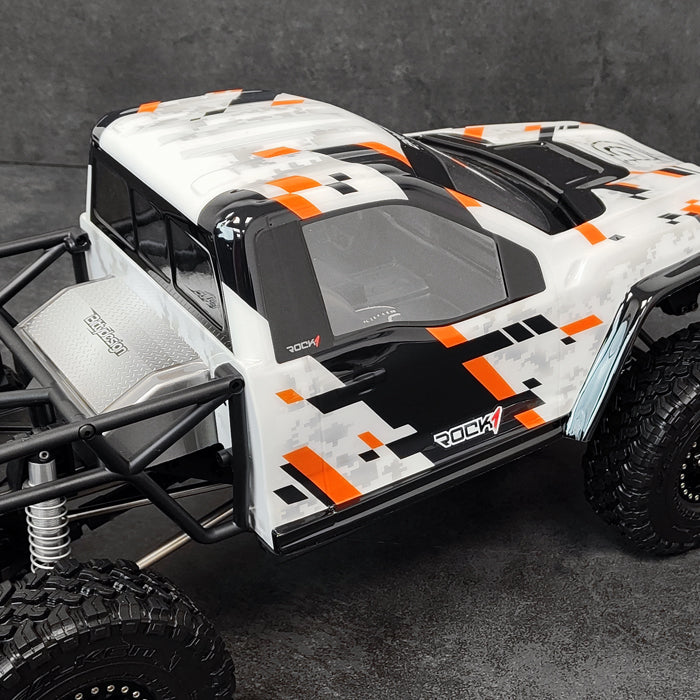 ROCK1 1/10 Clear Body for 313mm Wheelbase Crawler Pre-Cut (Only Cab)