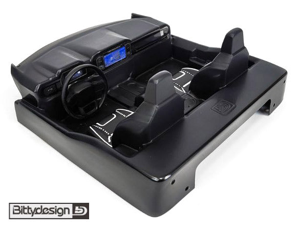 Clear Interior for ROCK1 1/10 Crawler Body Pre-Cut