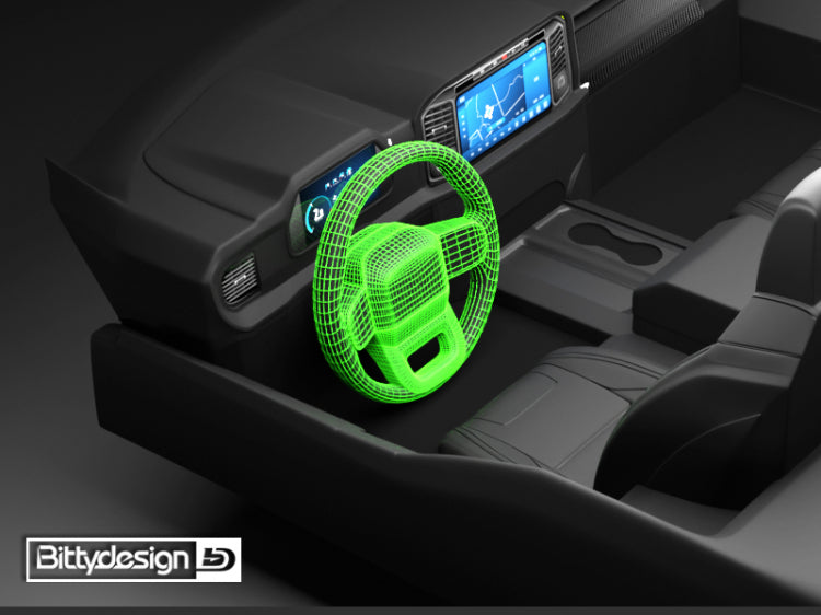 Steering Wheel for ROCK1 1/10 Crawler Interior Cockpit