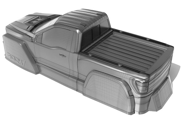 ROCK1 1/10 Clear Body for 313mm Wheelbase Crawler