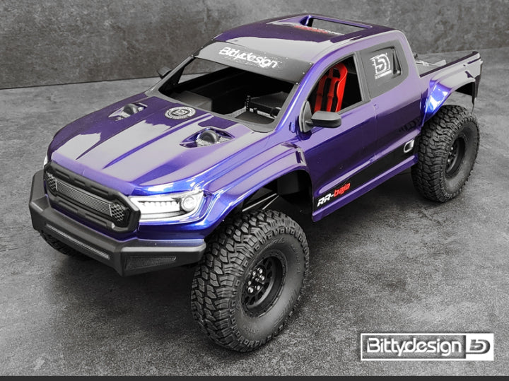 RR-Baja 1/10 Clear Body for 313mm Wheelbase Crawler Pre-Cut