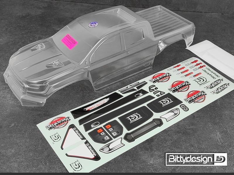 RR-Ultra 1/10 Clear Body for 313mm Wheelbase Crawler Pre-Cut