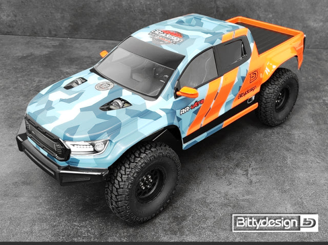 RR-Ultra 1/10 Clear Body for 313mm Wheelbase Crawler Pre-Cut