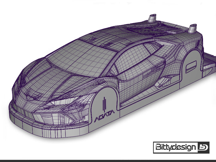 Body Agata (Clear) 1/10 GT 190mm