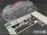 P-GT3R 1/10 GT Clear Body 190mm