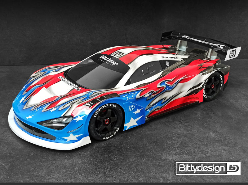 Seven65 1/8 GT Clear Body 325mm Wheelbase