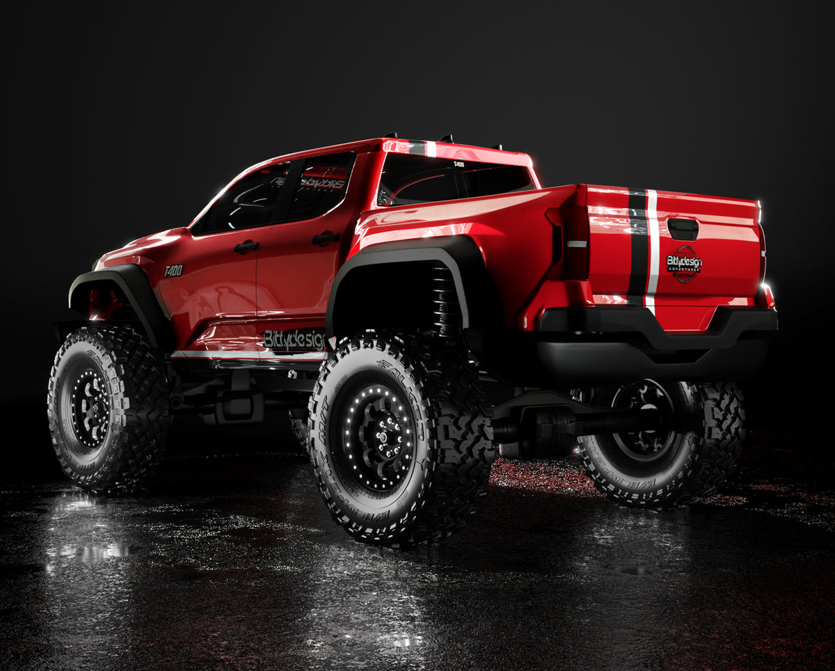 T-400 1/18 Clear Body Traxxas TRX-4M Pre-cut