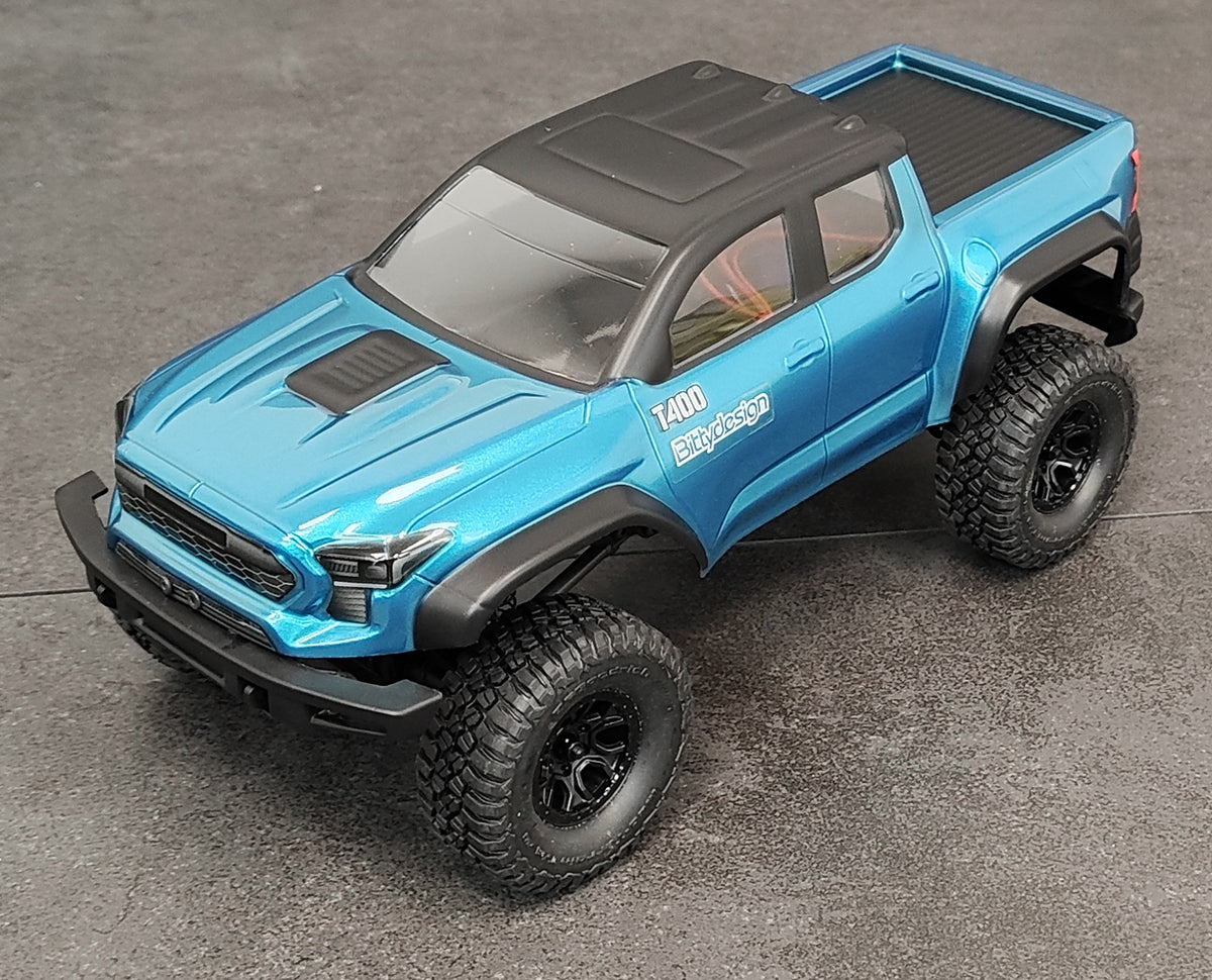 T-400 1/18 Clear Body Traxxas TRX-4M Pre-cut