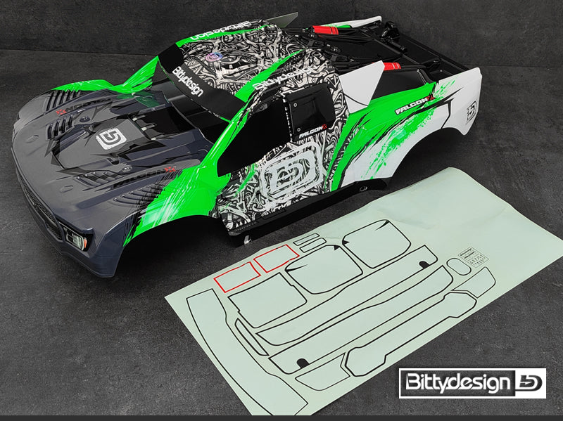 FALCON-X Green for TRAXXAS UDR Pre-cut 1.5mm
