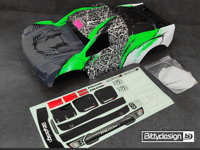 FALCON-X Green for TRAXXAS UDR Pre-cut 1.5mm