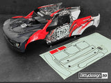 FALCON-X Red for TRAXXAS UDR Pre-cut 1.5mm