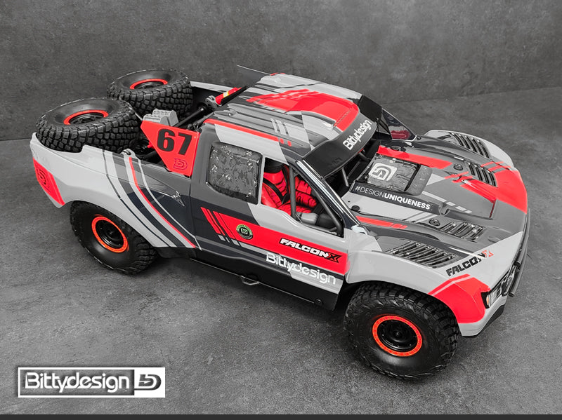 FALCON-X Clear Body for TRAXXAS UDR Pre-cut 1.5mm