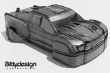 FALCON-X Clear Body for TRAXXAS UDR Pre-cut 1.5mm