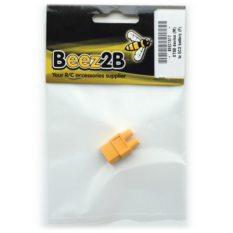 \\"One piece\\" Adaptor XT60 device (M) to EC3 battery (F)
