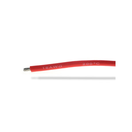 16AWG (1,32mm²) silicone wire, red - 1m