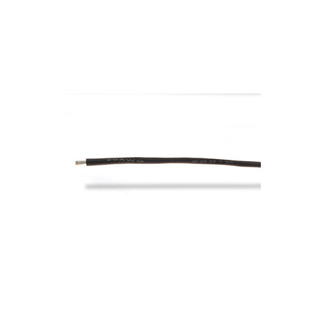 20AWG (0,50mm²) silicone wire, black - 1m