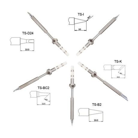 TS100 Soldering iron  (12-24V/17-65W) - Luxe set V2022