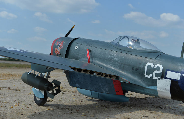 P-47 Thunderbolt 50-60cc Gas ARF w electric landing gear