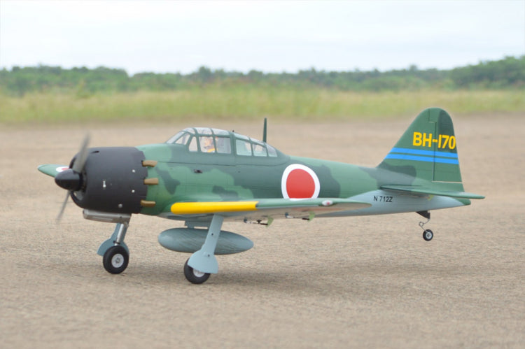 A6M Zero 1720mm .75-95/15cc GP/Gas/EP ARF with Electric retract