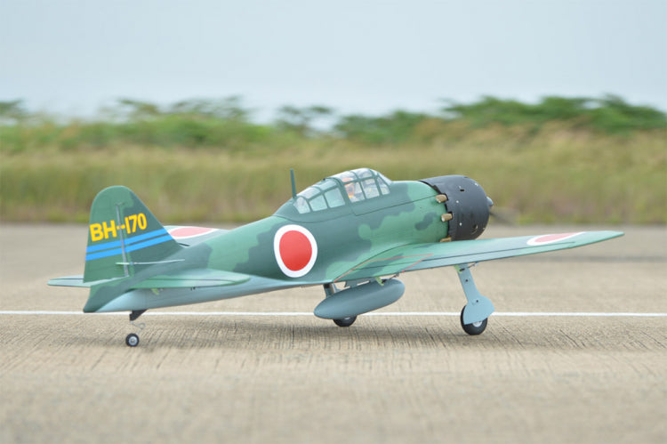 A6M Zero 1720mm .75-95/15cc GP/Gas/EP ARF with Electric retract