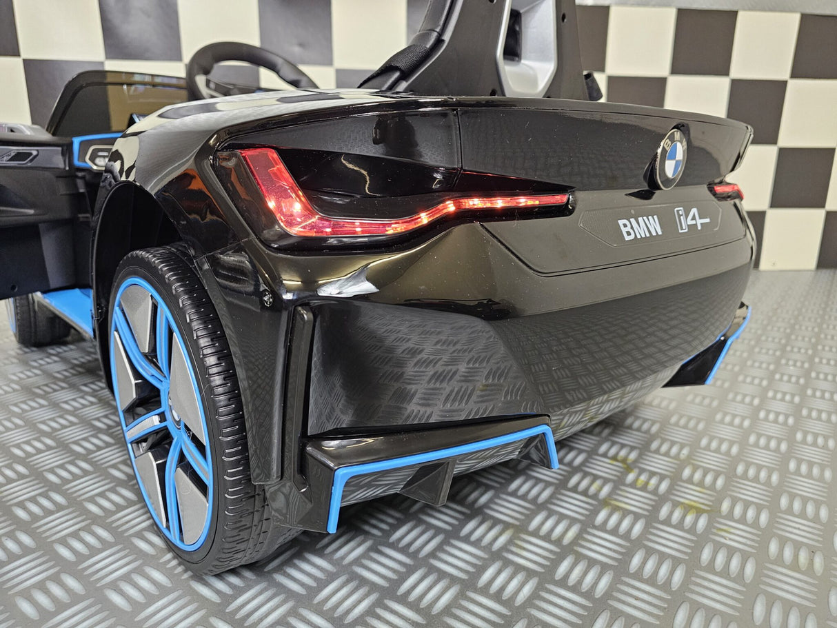 Elektrisk børnebil BMW i4 12 volt sort