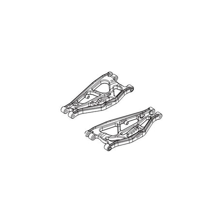 DISC.. Rr. Lower Susp. Arm (2pcs) for Mad Monster 1/6