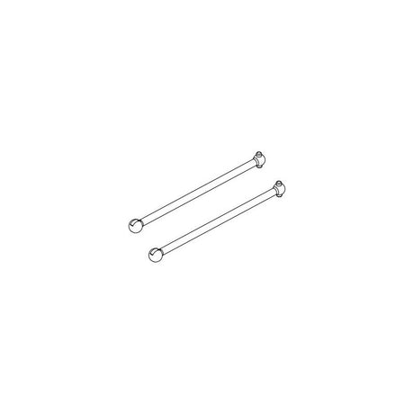 DISC.. Drive shaft set (2pcs) for Mad Monster 1/6