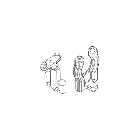 DISC.. Front/rear upper deck mount for Mad Monster 1/6