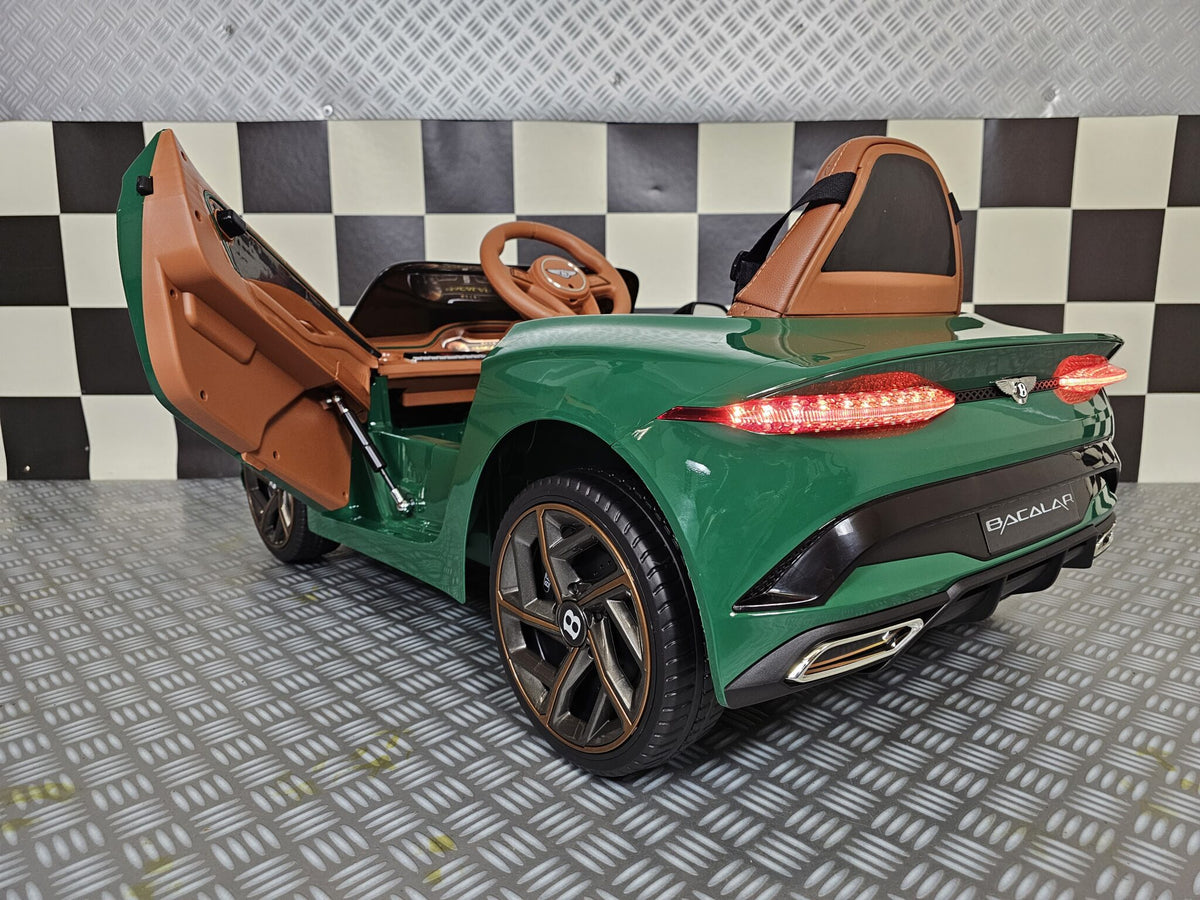 Bentley Bacalar 12V elbil för barn – 1 person, vit