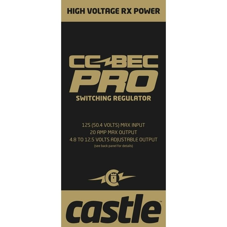 CC BEC PRO 20A MAX OUTPUT, 12S/50.4V MAX INPUT SWITCH