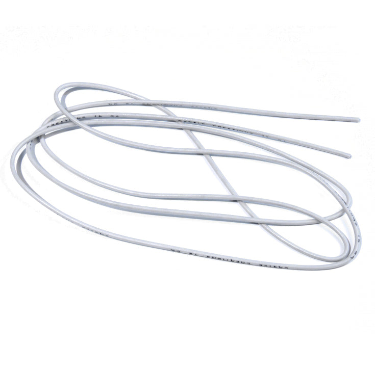 WIRE, 60", 16 AWG, WHITE