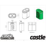 CC Polarized Bullet Connector 6.5 mm