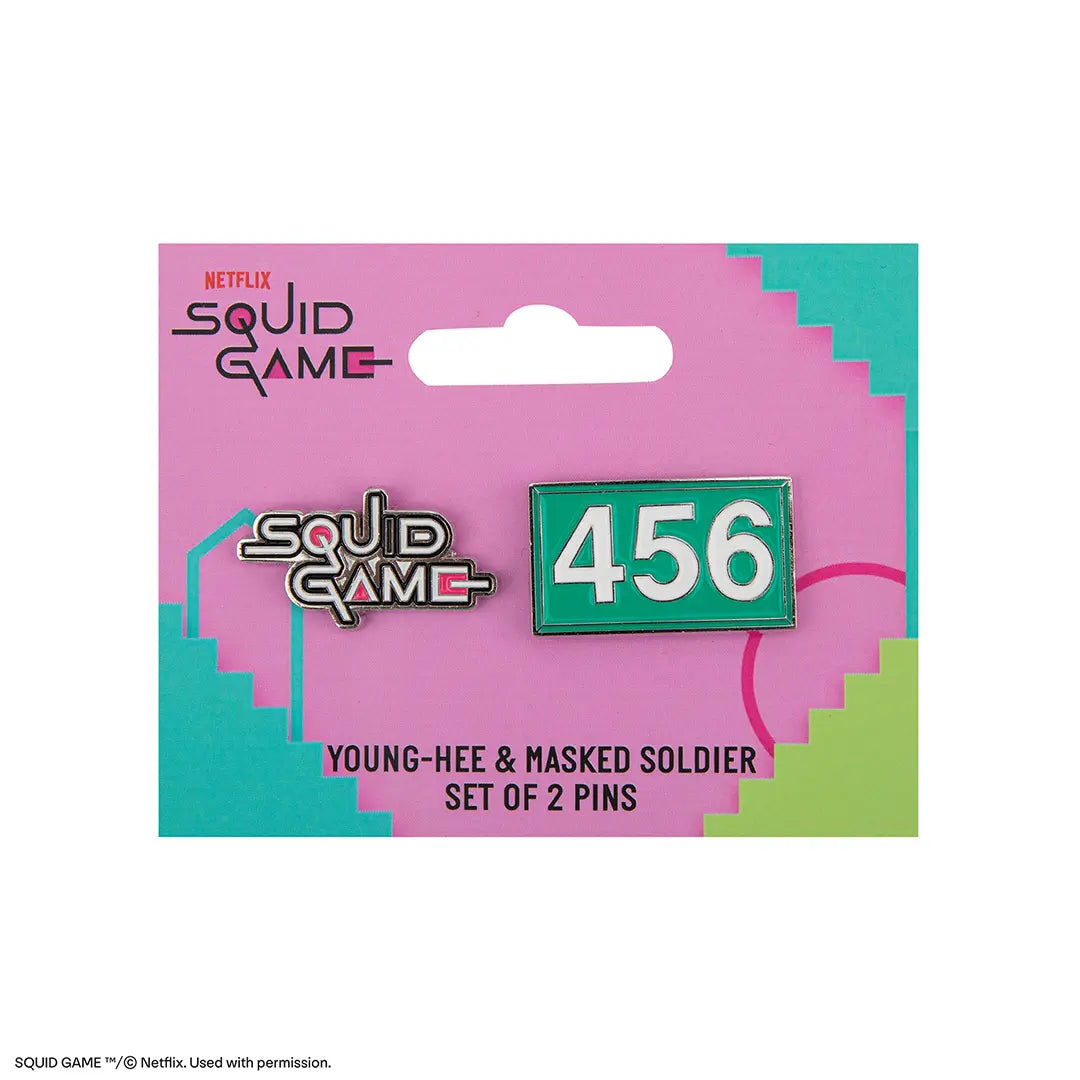 Pin set of 2 Squid Game & 456  - Squid Game