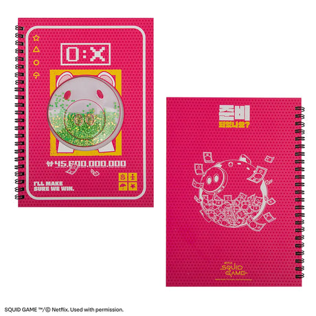 Hard cover notebook Piggy Bank - Squid Game