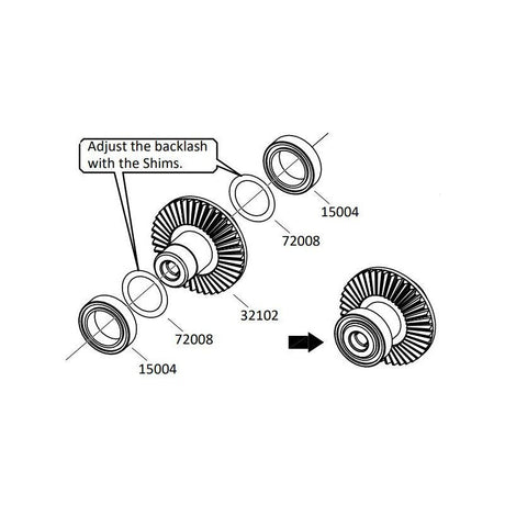40T Axle cone (32102) GC-4, HC-4, HC-6