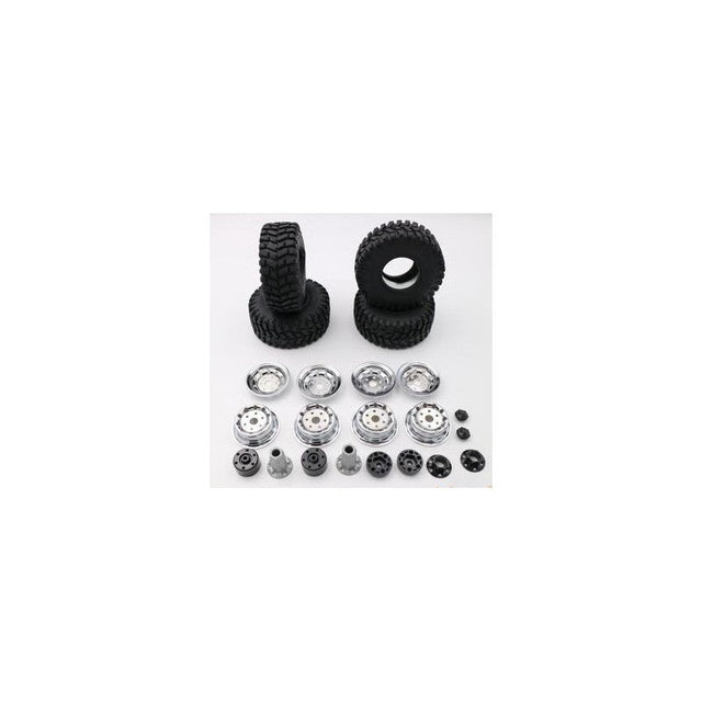 PG4L double rear tires (plated tires)