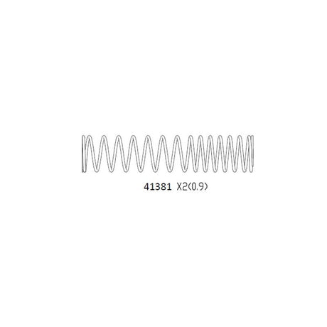 AT4 shock absorber spring in back